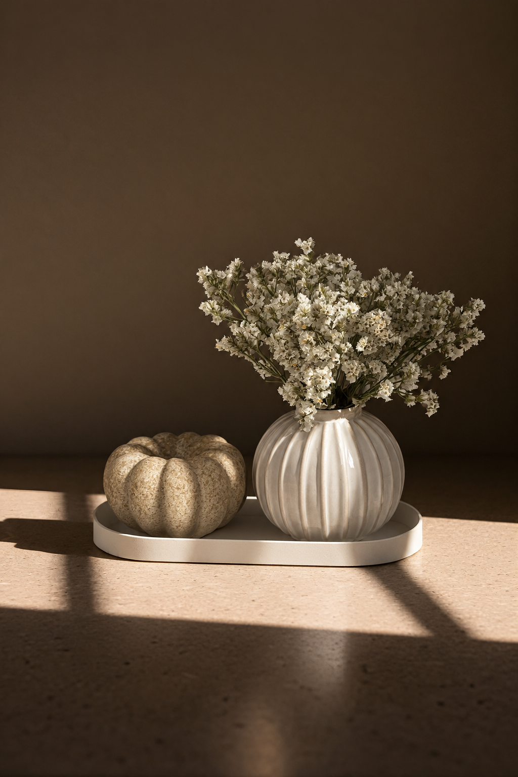 Écrin d’Automne - Composition décorative - Plateau inclus