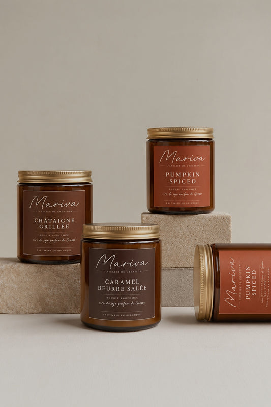 Le coffret Amber - Pumkin Spiced - Caramel Beurre Salée - Châtaigne Grillée