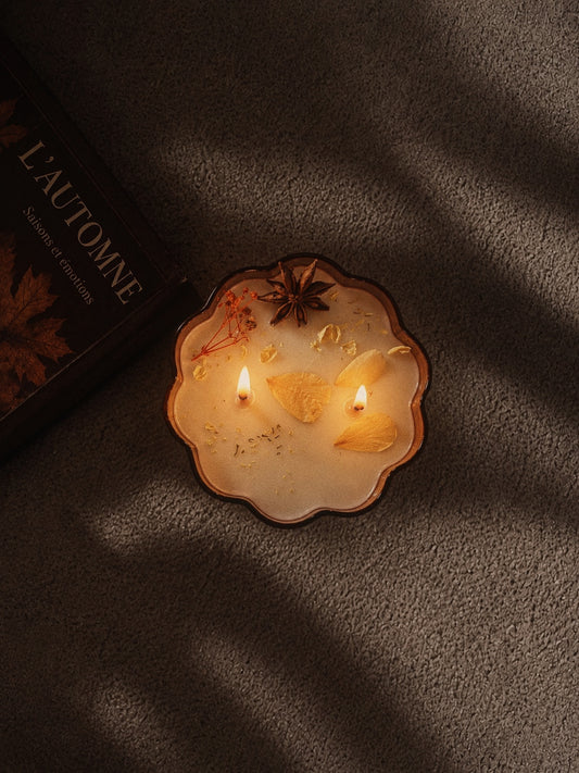 Bougie Coupe Éléonore - Pumkin Spiced - Caramel Beurre Salé