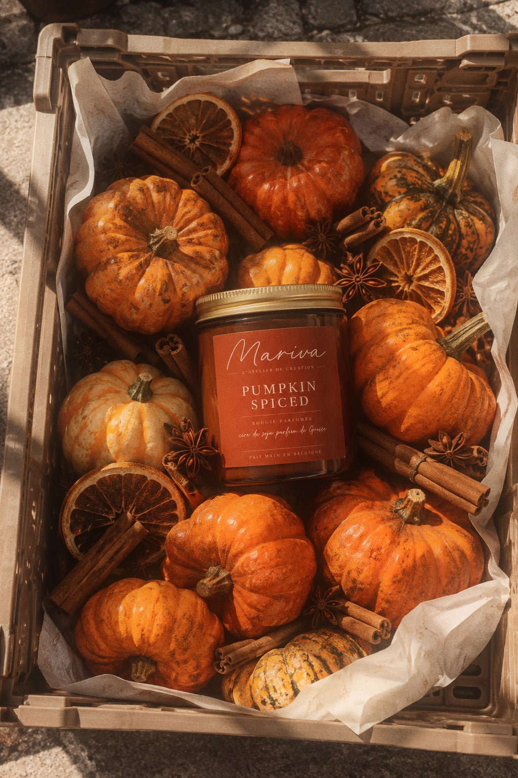 Bougie Amber - Pumkin Spiced