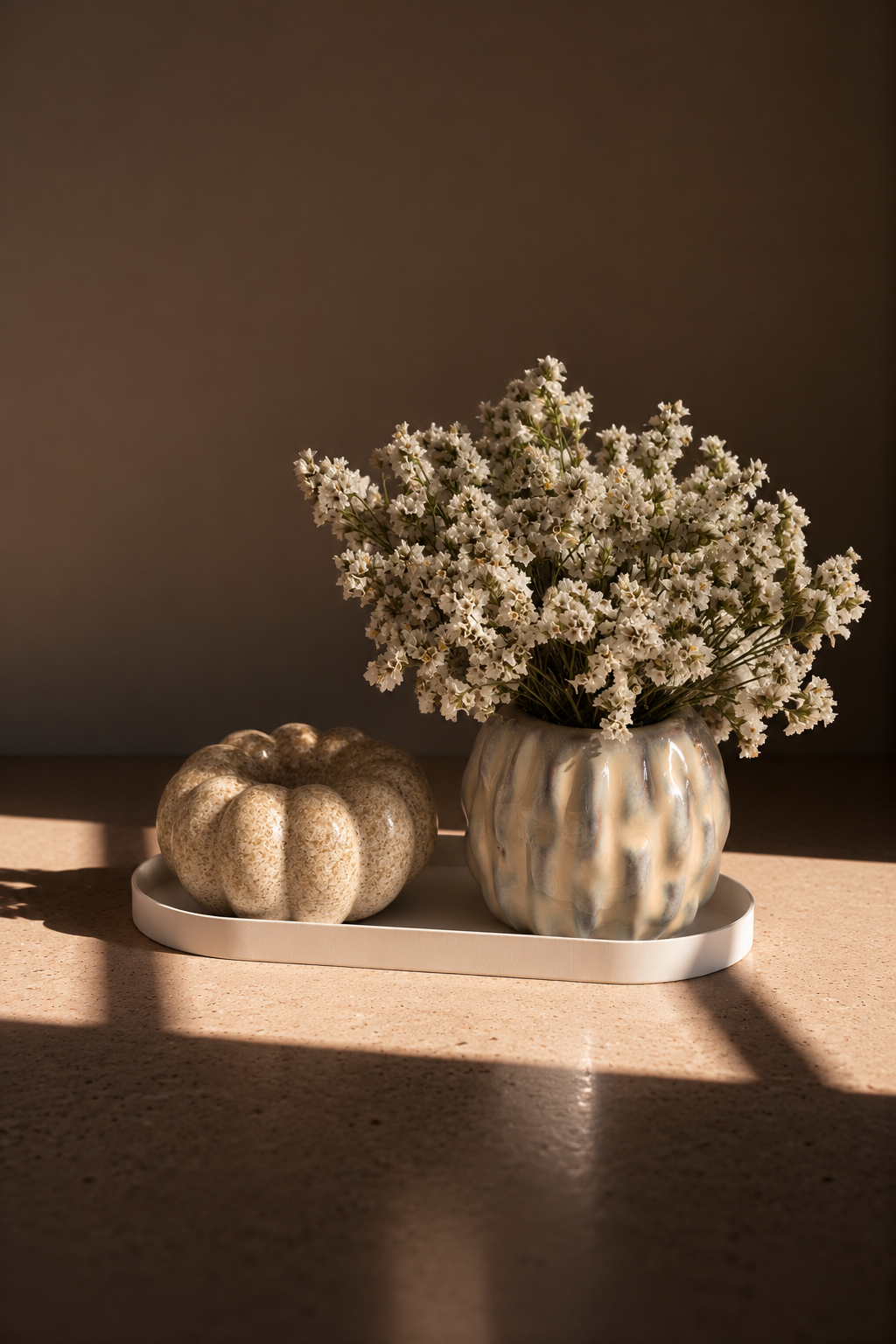 Écrin d’Automne - Composition décorative - Plateau inclus