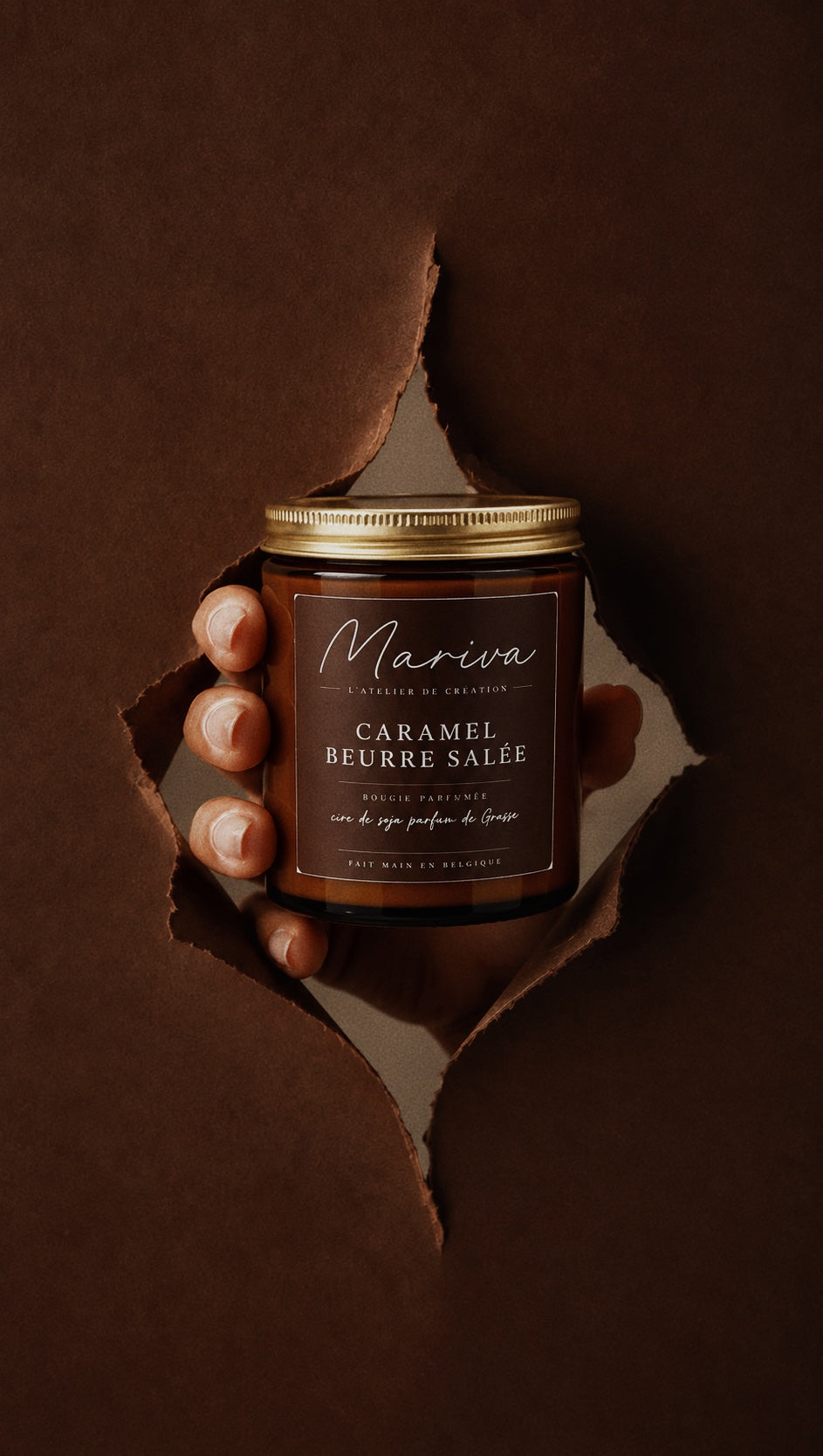 Bougie Amber - Caramel Beurre Salée