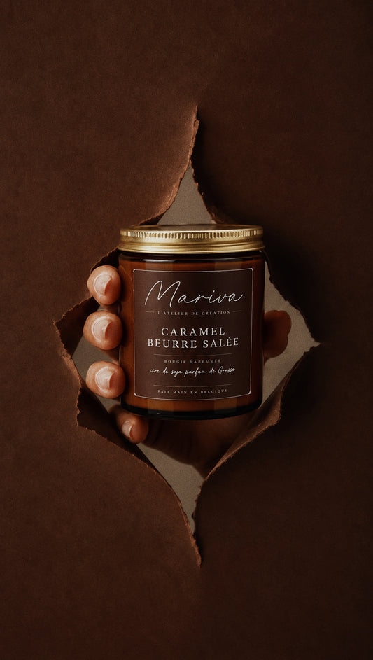 Bougie Amber - Caramel Beurre Salée