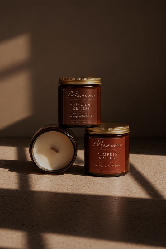 Le coffret Amber - Pumkin Spiced - Caramel Beurre Salée - Châtaigne Grillée