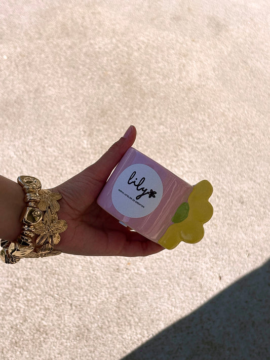 Bougie Lily - Fleur de lin